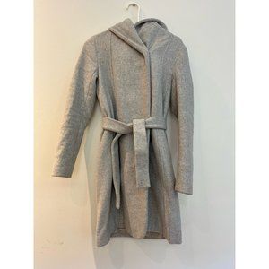Wilfred Montgomery Wool Coat (Heather White)